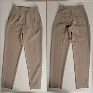 Aritzia Babaton Trouser Pants SZ 0 Straight Leg Pleats Office Siren
